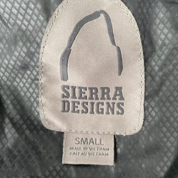 SIERRA DESIGNS Packable Hooded Travel Raincoat Rain Jacket Windbreaker Small - Picture 14 of 16